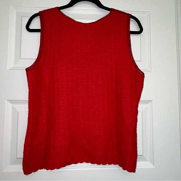 Norton McNaughton Sleeveless Knit Sweater Top - Picture 4 of 4